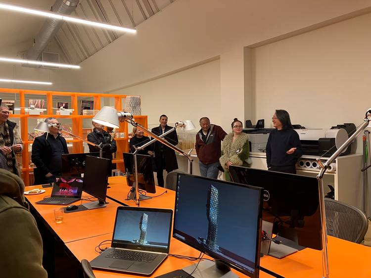 A behind-the-scenes tour of Axi:Ome Sudio.